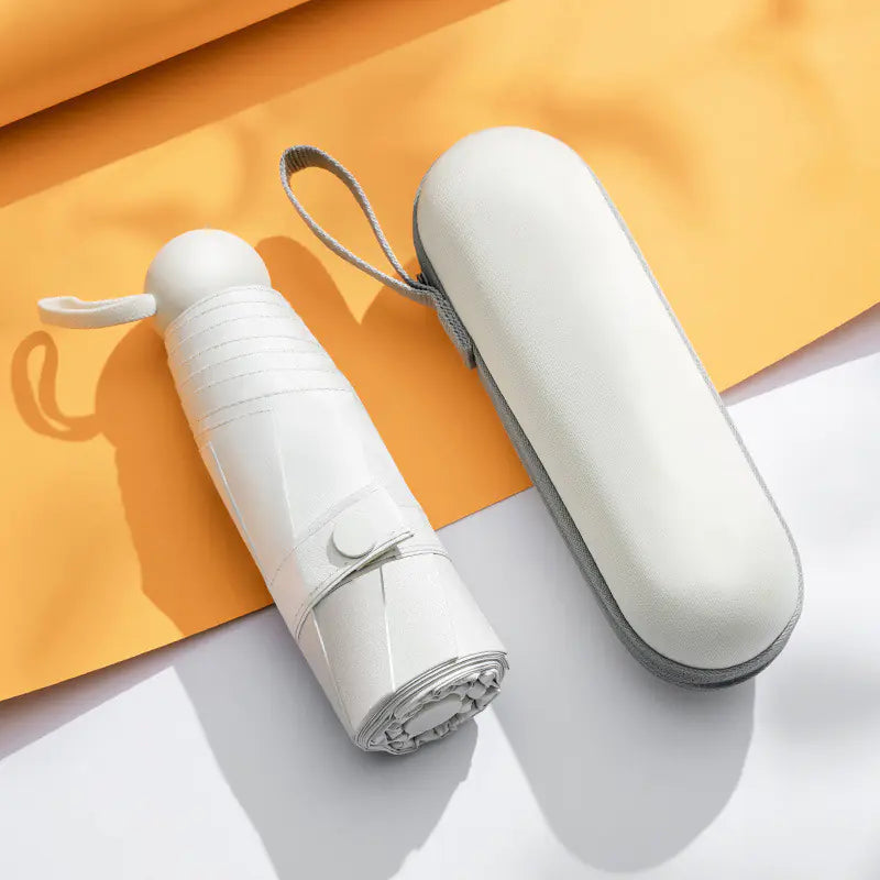 Capsule Paraplu – UV-Blocking Mini Paraplu in 10 Kleuren |  Zon & Regen Bescherming