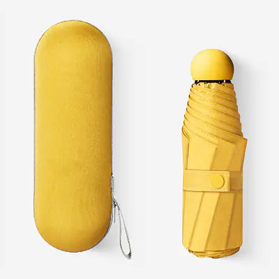Capsule Paraplu – UV-Blocking Mini Paraplu in 10 Kleuren |  Zon & Regen Bescherming