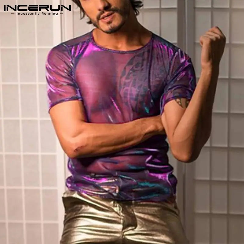 NEON Shirt Korte Mouwen - Mannen