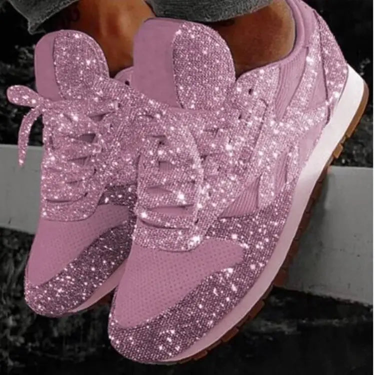 Comfortabele Glitterschoenen