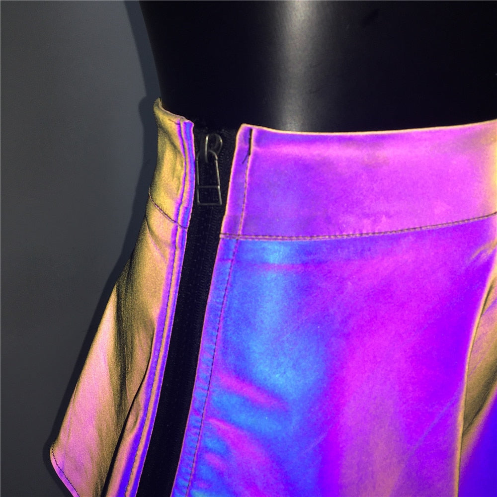 Holographic Sexy Club Dress