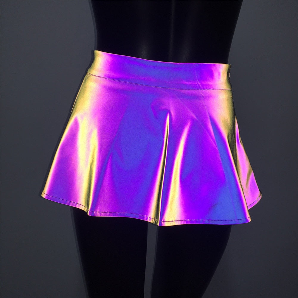 Holographic Sexy Club Dress