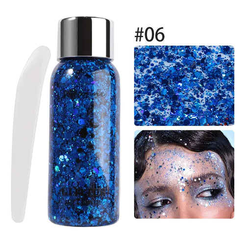 Glitter Gel – Voor Oog, Nagels, Haar, Lichaam & Gezicht