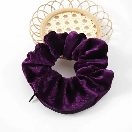 Geheime Haar Scrunchie met Rits