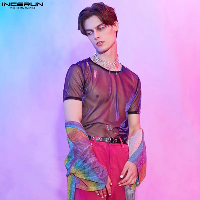 NEON Shirt Korte Mouwen - Mannen