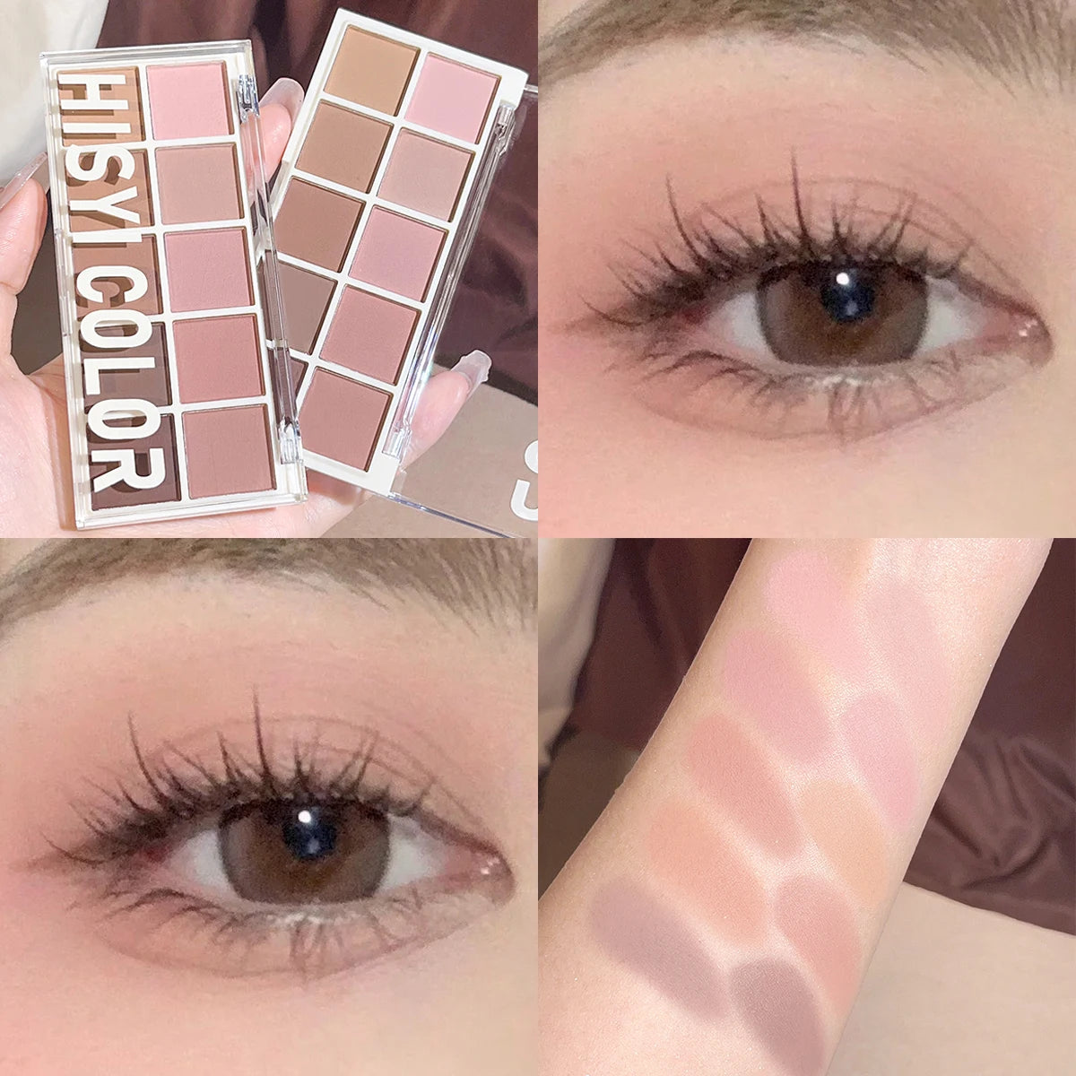 10 kleuren oogschaduw