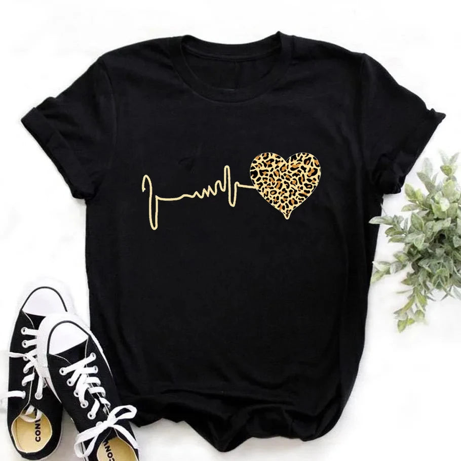 Panter Heartbeat T-shirt Dames
