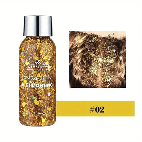 Body Glitter Chunky Gel Lotion Glitter Liquid Eyeshadow Mermaid