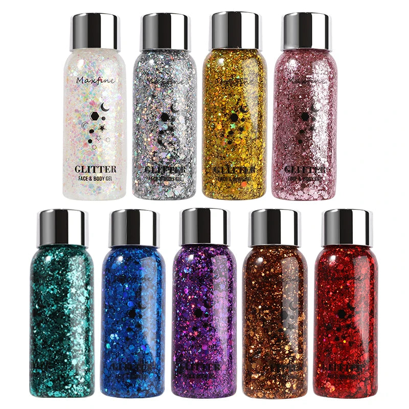 Glitter Gel – Voor Oog, Nagels, Haar, Lichaam & Gezicht