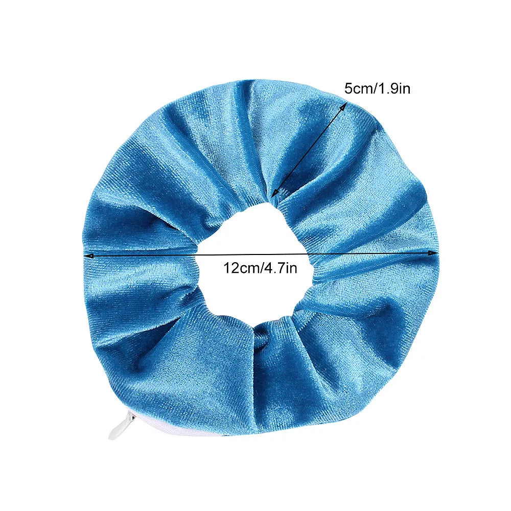 Geheime Haar Scrunchie met Rits
