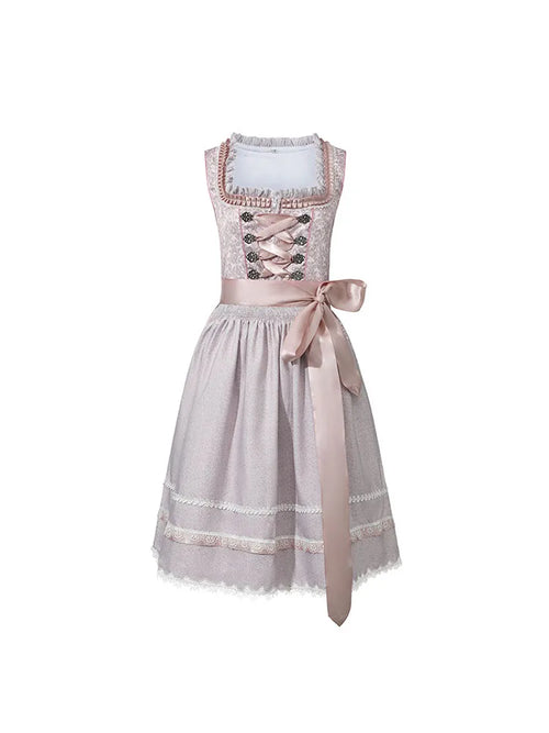 Germany Dress Dirndl Women's Midi Long Dresses Dresses (incl. skirt)