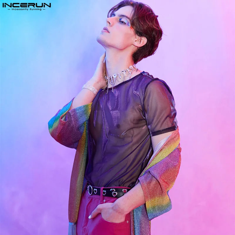 NEON Shirt Korte Mouwen - Mannen