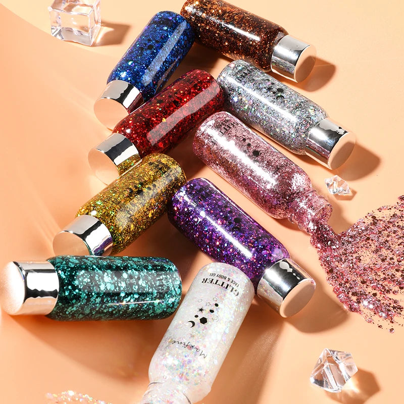 Glitter Gel – Voor Oog, Nagels, Haar, Lichaam & Gezicht