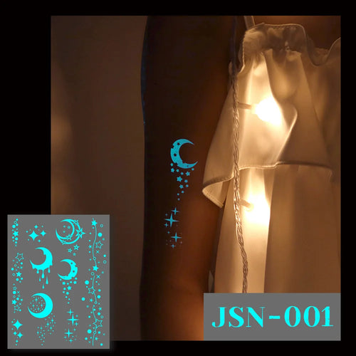 Sexy Tribal Lace Lotus Tattoo – Glow in the Dark
