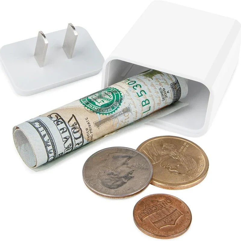 Nep Oplader Stash Box – Geheime Opbergplek voor Cash, Sleutels & Kleine Waardevolle Spullen