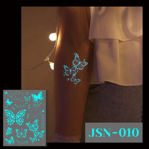 Sexy Tribal Lace Lotus Tattoo – Glow in the Dark