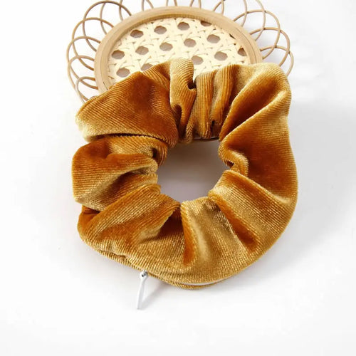 Geheime Haar Scrunchie met Rits