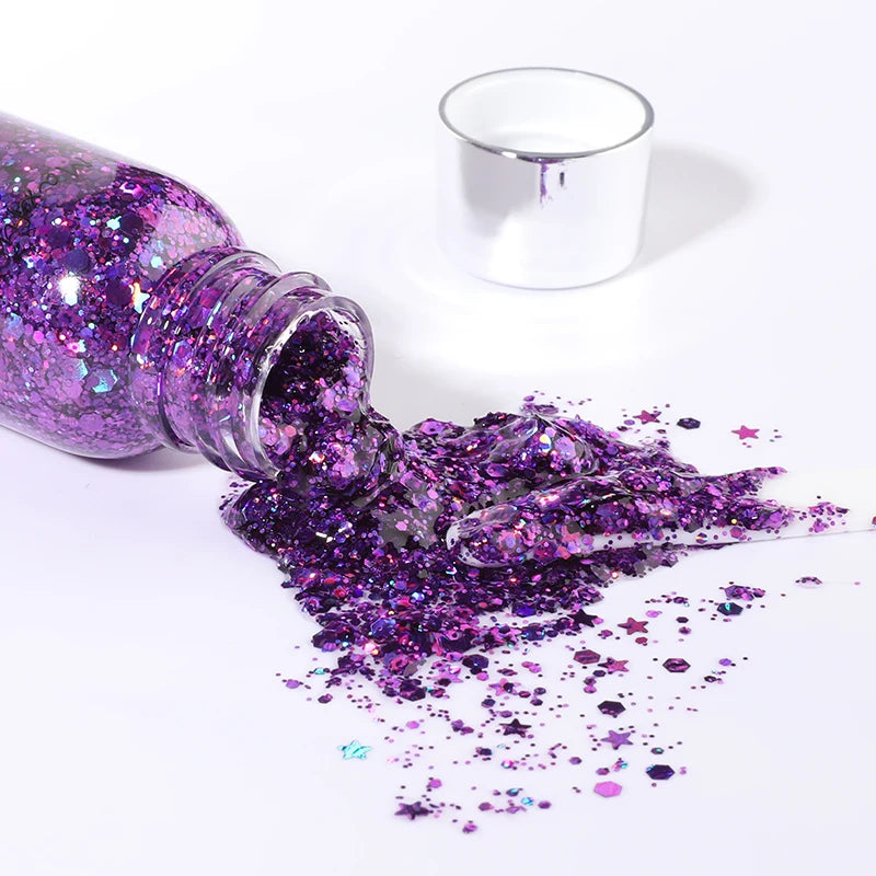 Glitter Gel â Voor Oog, Nagels, Haar, Lichaam & Gezicht