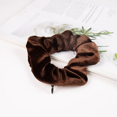 Geheime Haar Scrunchie met Rits