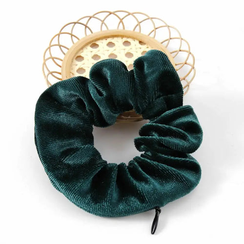 Geheime Haar Scrunchie met Rits