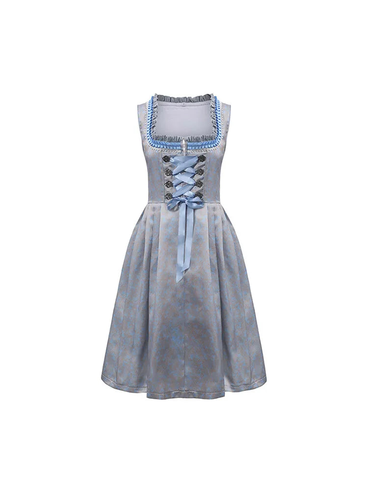 Germany Dress Dirndl Women's Midi Long Dresses Dresses (incl. skirt)