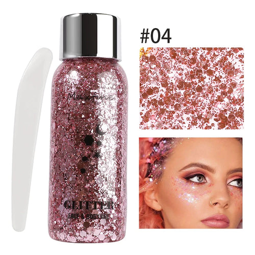Glitter Gel – Voor Oog, Nagels, Haar, Lichaam & Gezicht