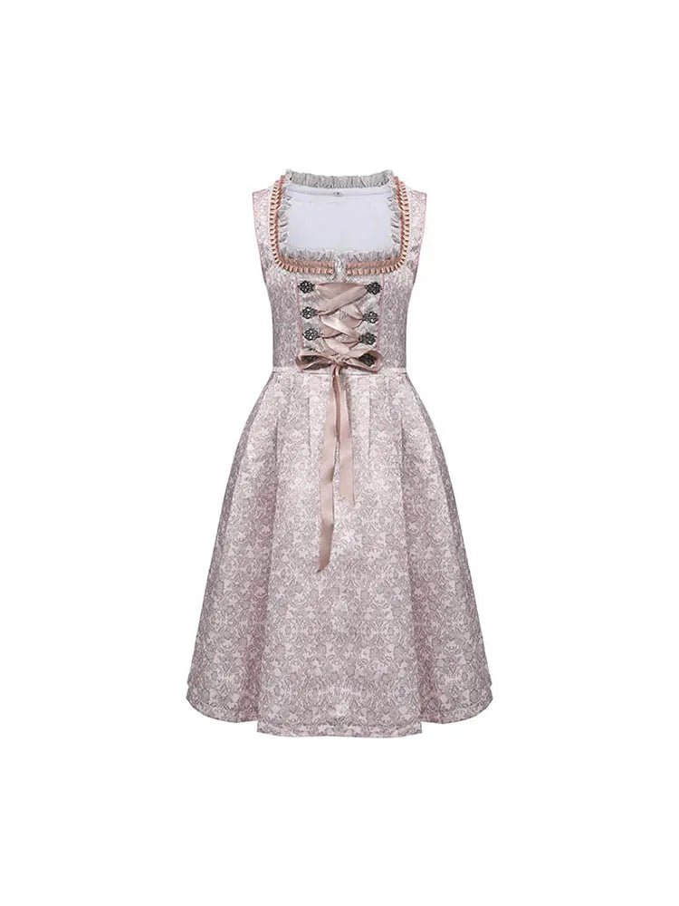 Germany Dress Dirndl Women's Midi Long Dresses Dresses (incl. skirt)