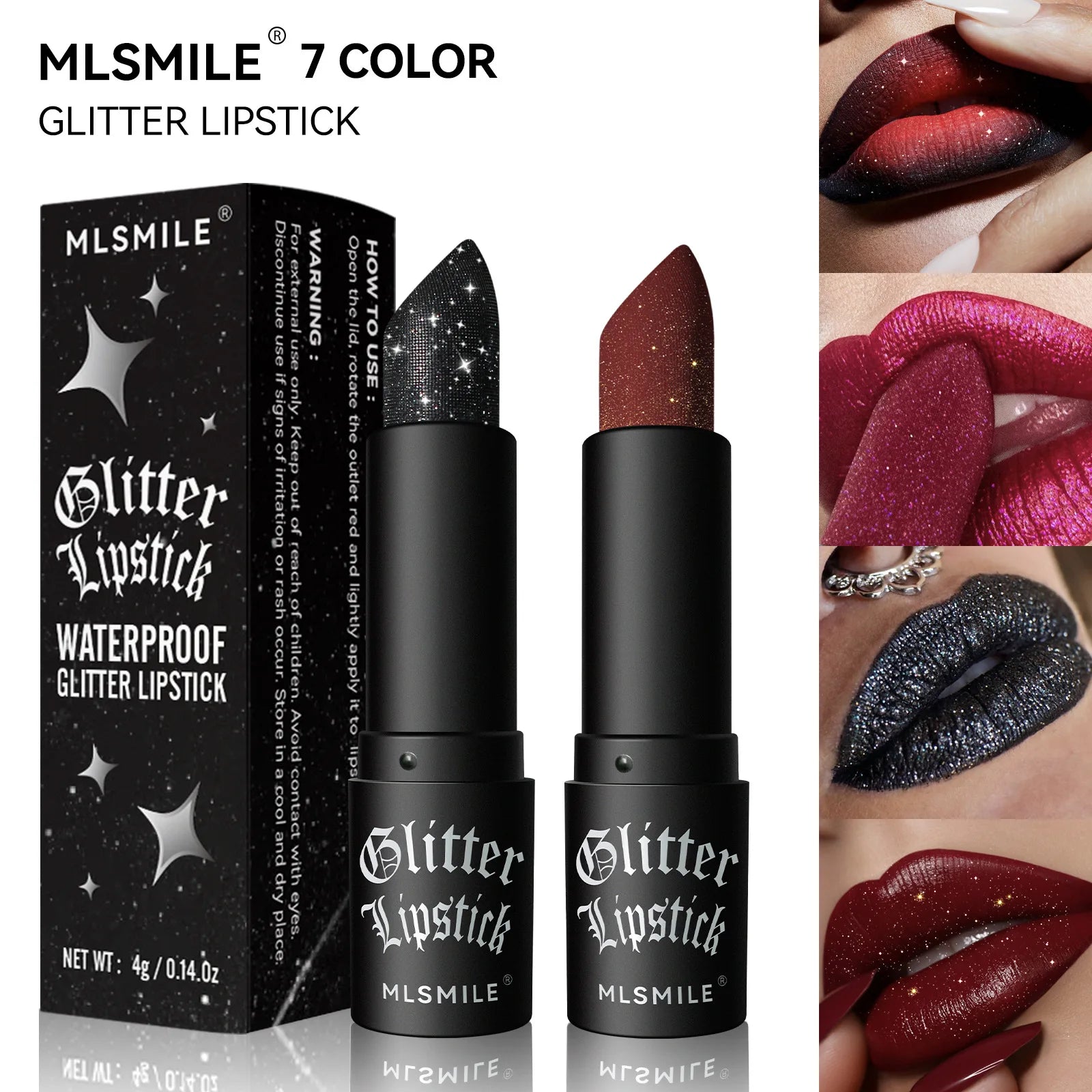 Waterproof lippenstift Long Lasting & Diamond Shine
