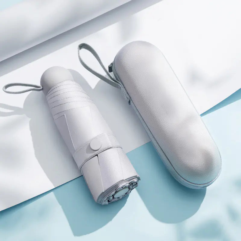Capsule Paraplu – UV-Blocking Mini Paraplu in 10 Kleuren |  Zon & Regen Bescherming
