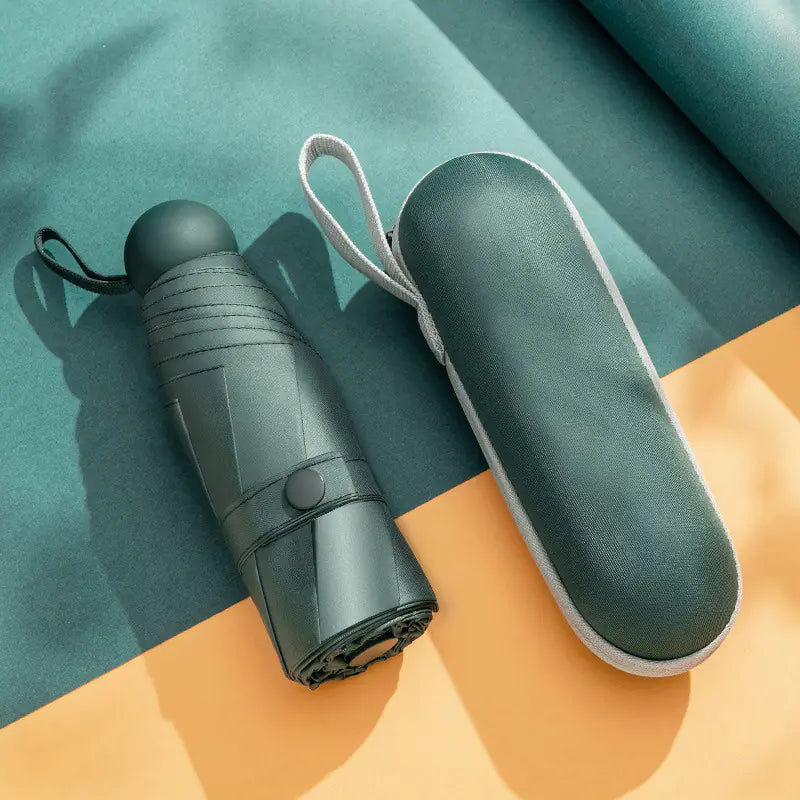Capsule Paraplu – UV-Blocking Mini Paraplu in 10 Kleuren |  Zon & Regen Bescherming