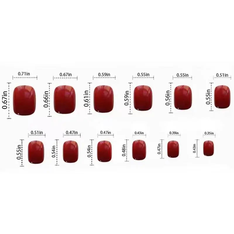 ✨ Sparkle Press-On Nails – Cat Eye Effect | Square Short