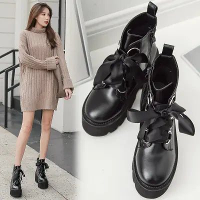 Zwarte Enkel Boots Dames