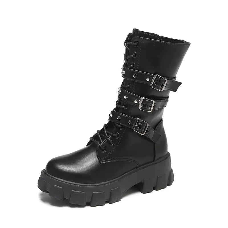 Punk Mid Boots voor Vrouwen