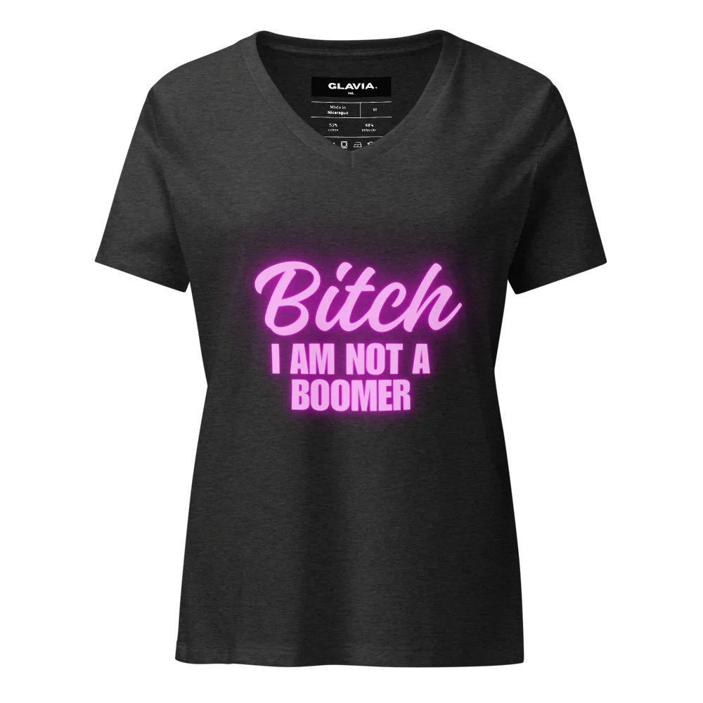 Women's Relaxed V-Neck T-Shirt | Bella Canvas 6405CVC