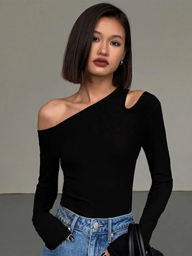 Off-Shoulder Longsleeve Dames - casual en sexy