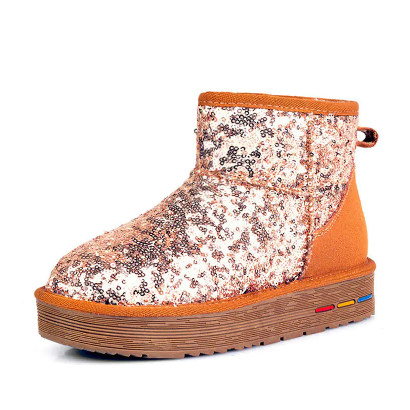 Dames Enkelboots met Glitters