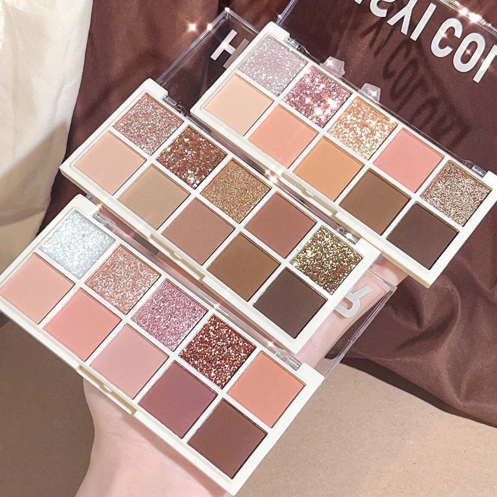 10 kleuren oogschaduw