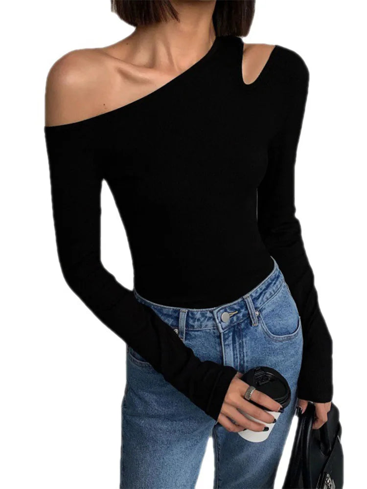 Off-Shoulder Longsleeve Dames - casual en sexy