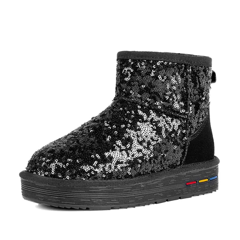 Dames Enkelboots met Glitters
